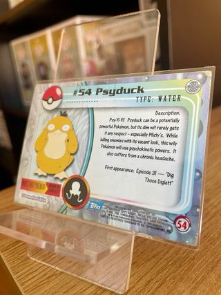 Pokemon Topps Prata Foil Holo Psyduck #54