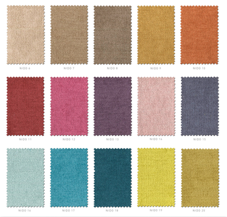 Cabecero tapizado de tela o polipiel Venecia