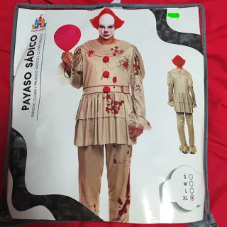 Disfraz Payaso Sádico Talla XL