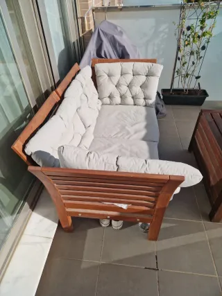 Sofá de jardín modular Ikea Applaro