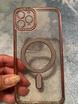 Funda iPhone 12 Pro Max Rose Gold Brillante