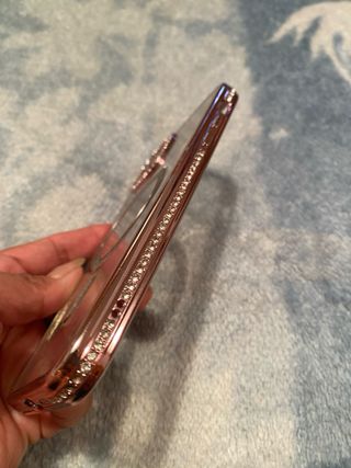 Funda iPhone 12 Pro Max Rose Gold Brillante