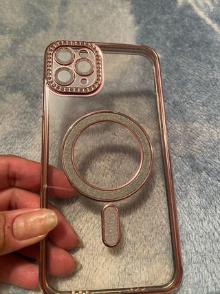 Funda iPhone 12 Pro Max Rose Gold Brillante