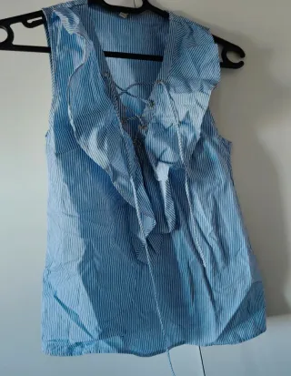 Blusa Stradivarius Talla S Cordones
