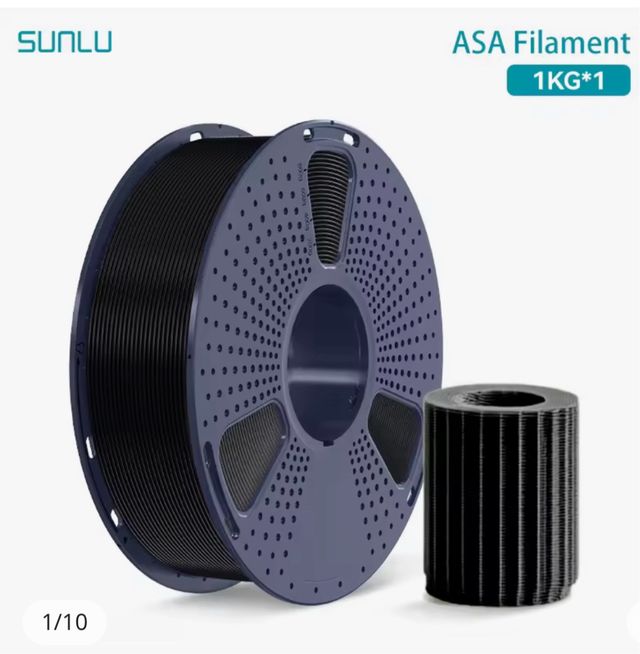 Filamento ASA Sunlu Negro 3kg