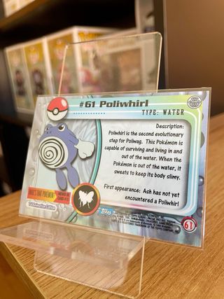 Carta Pokémon Poliwhirl Topps Prata Holo