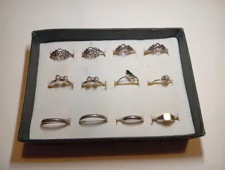 Lote de anillos de plata 925