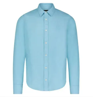 Camisa Lee azul, manga larga.