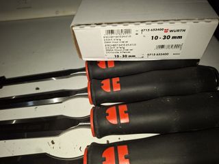 Juego 6 formones Wurth 10-30 mm