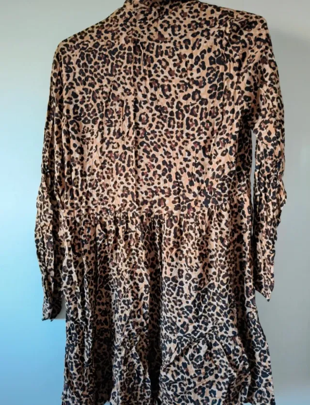 Vestido Stradivarius Leopardo Talla S