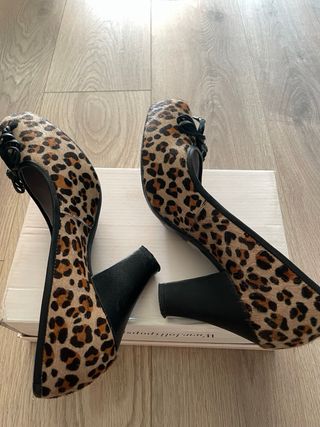 Zapatos estampado leopardo