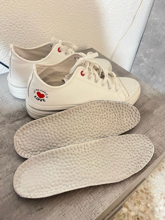 Zapatillas blancas Eskandalo Basket Love