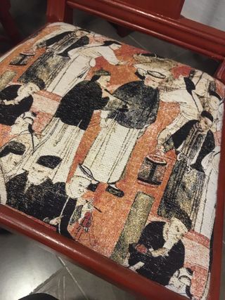 4 Sillas Vintage de Diseño, ATREZZO SERIE TV