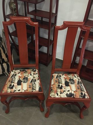 4 Sillas Vintage de Diseño, ATREZZO SERIE TV