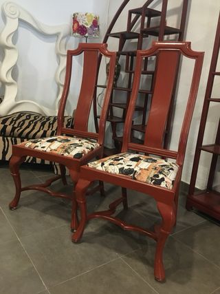 4 Sillas Vintage de Diseño, ATREZZO SERIE TV