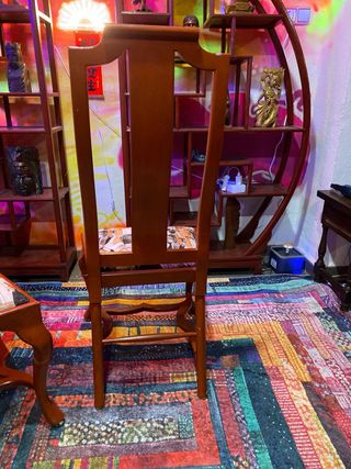 4 Sillas Vintage de Diseño, replica dinastía seda