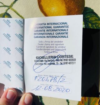 Reloj Festina Automático Miyota Esfera Azul