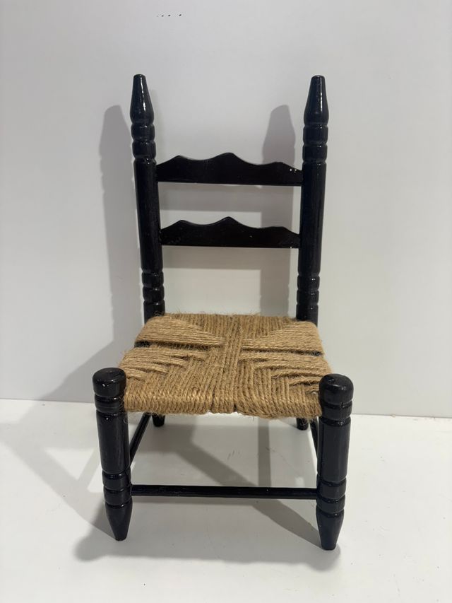 Mini Silla Enea Madera y Ratán