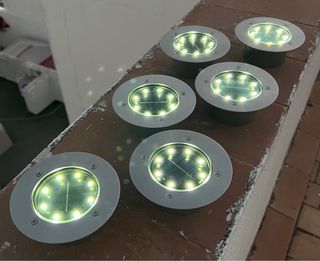 Confezione da 6 luci solari a LED per giardino/terrazza