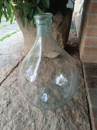 Damigiana in vetro trasparente 15 litri