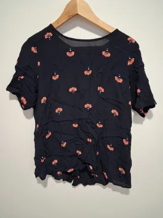 Camiseta estampada floral