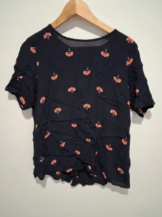 Camiseta estampada floral