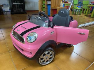Coche correpasillos Mini Cooper S rosa