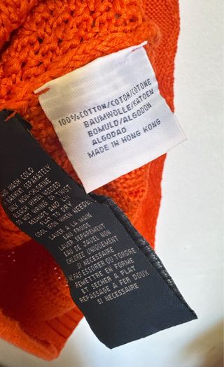 POLO RALPH LAUREN JERSEY HOMBRE MUJER NARANJA M