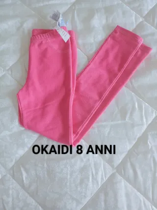 Pantaloni rosa Okaidi 8 anni