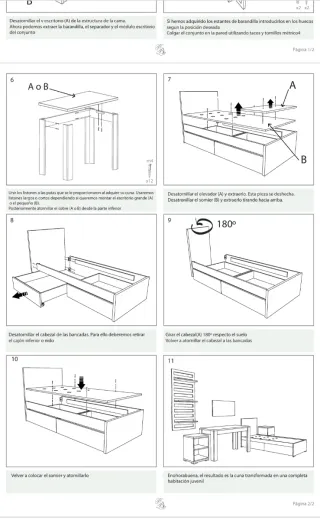 Cuna convertible Palacio del Bebé
