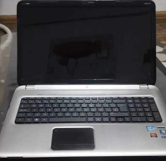 Portátil HP Plata y Negro