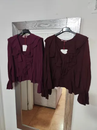 Blusa  con volantes