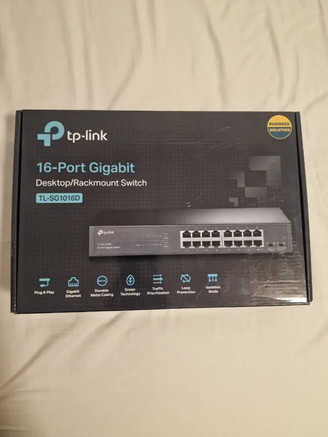 TP-Link 16-Port Gigabit Switch TL-SG1016D