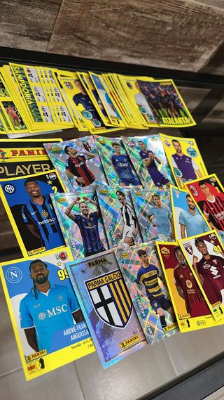 Lotto 54 figurine tutte diverse calciatori panini