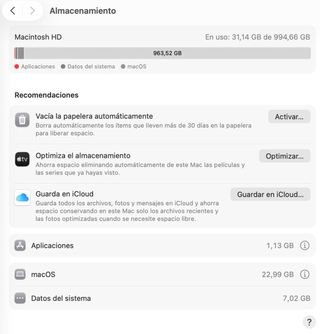 MacBook Air M1 16GB 1TB Oro 2022