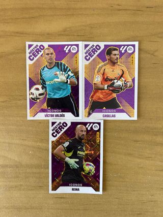 LOTE 3 CROMOS MISTER CERO ICONOS LIGA ESTE 2025-26