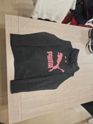 Sudadera Puma Mujer Gris Talla M 