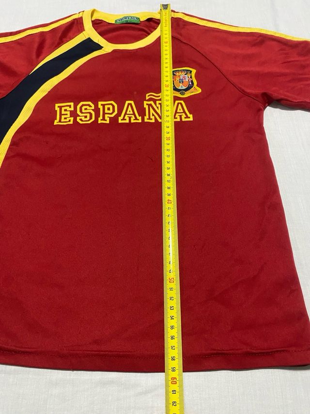 Lote 3 Camisetas; Málaga CF y España Talla 10-12