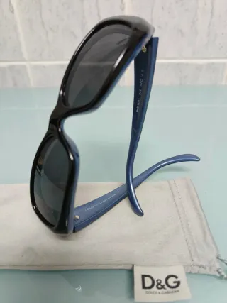Gafas de sol D&G Dolce & Gabbana negras y azules