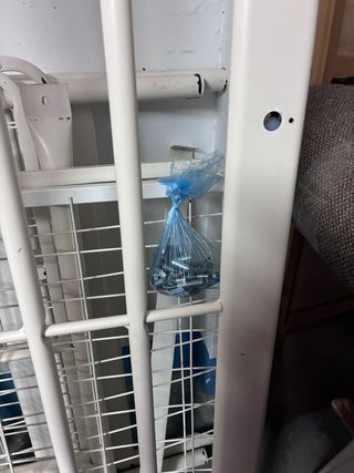 Letto a castello Ikea bianco.