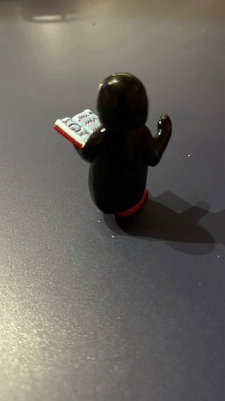 Figura Pingu PVC años 90 marca bullyland