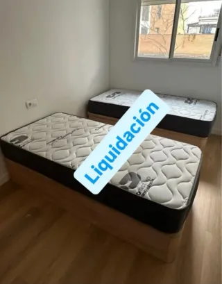 Camas individuales de madera