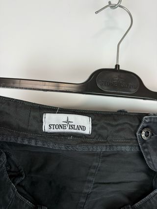 Black Stone Island Cargo trousers