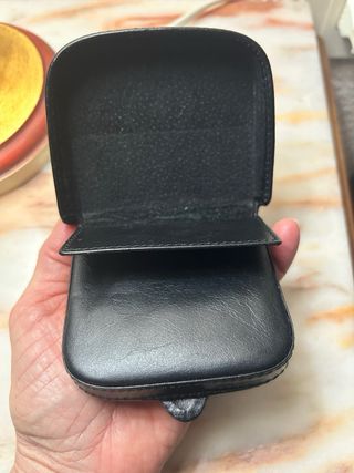 Monedero Piel Loewe Anagrama Negro