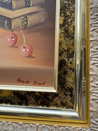 Cuadro Óleo Naturaleza Muerta Frank Lean