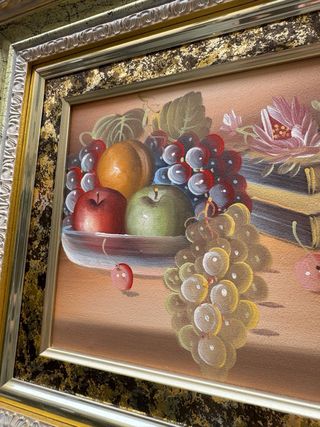 Cuadro Óleo Naturaleza Muerta Frank Lean