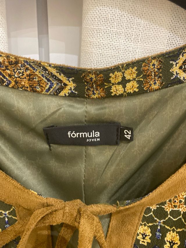 Vestido fluido estampado 