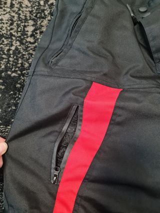 Traje Moto Carretera Negro/Rojo