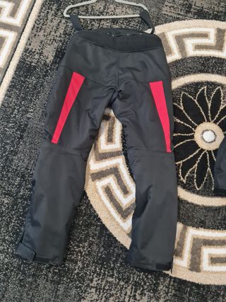 Traje Moto Carretera Negro/Rojo