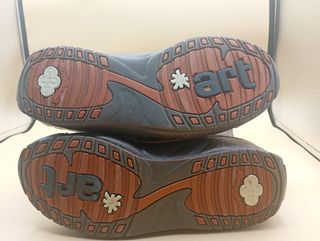 Botas de cuero con cremallera